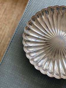 KEPT London Scalloped silver plate dish