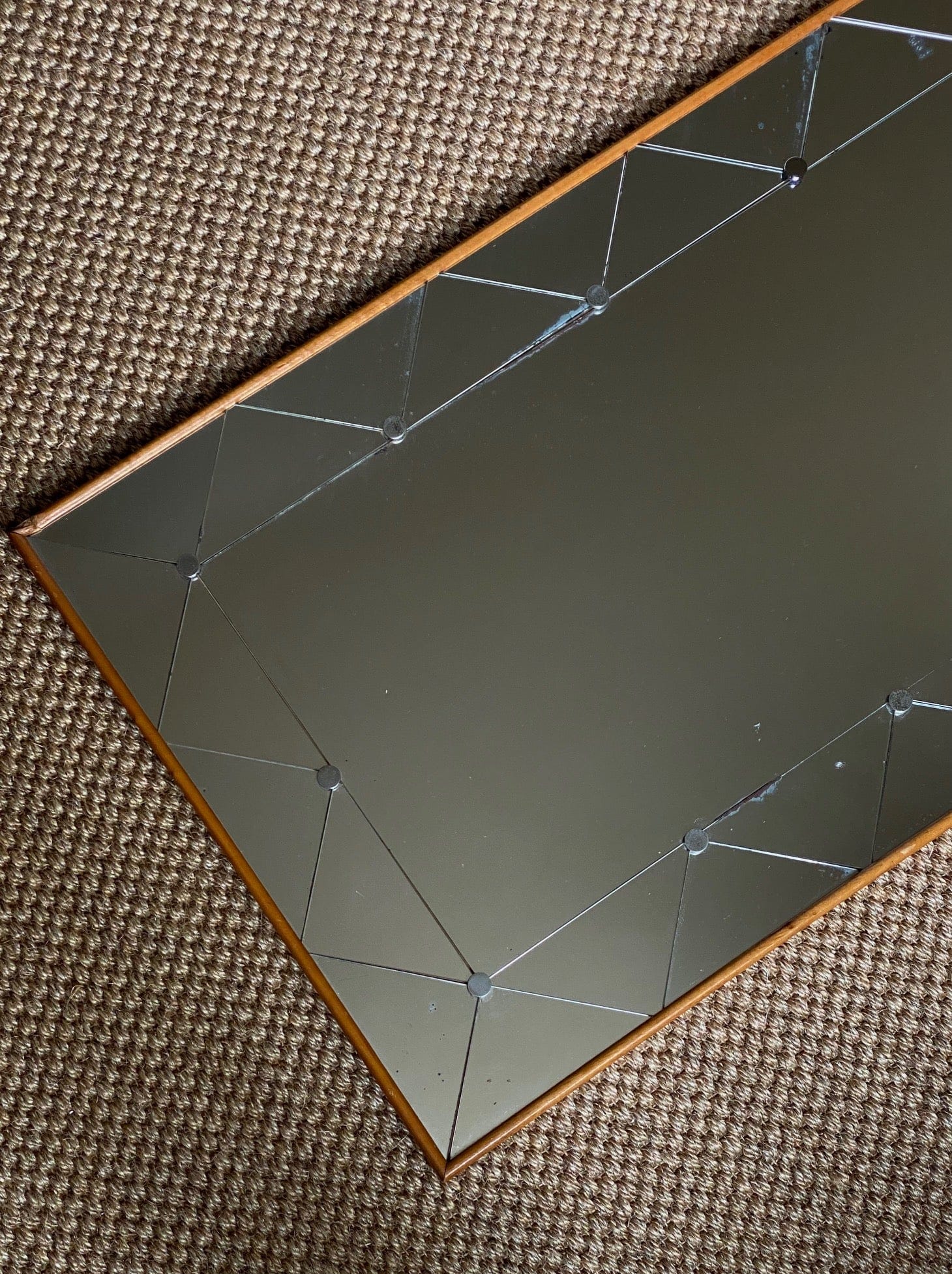 KEPT London Stock Sectional mirror with birch wood frame