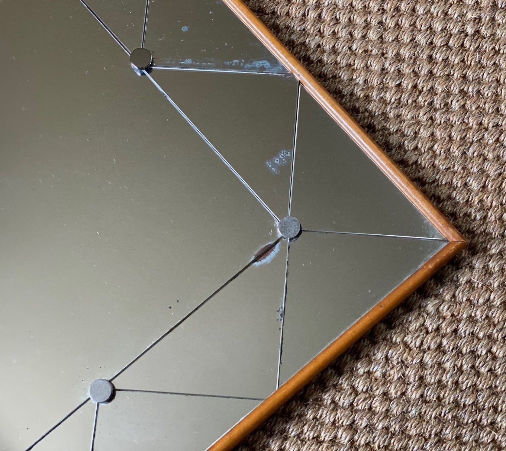 KEPT London Stock Sectional mirror with birch wood frame