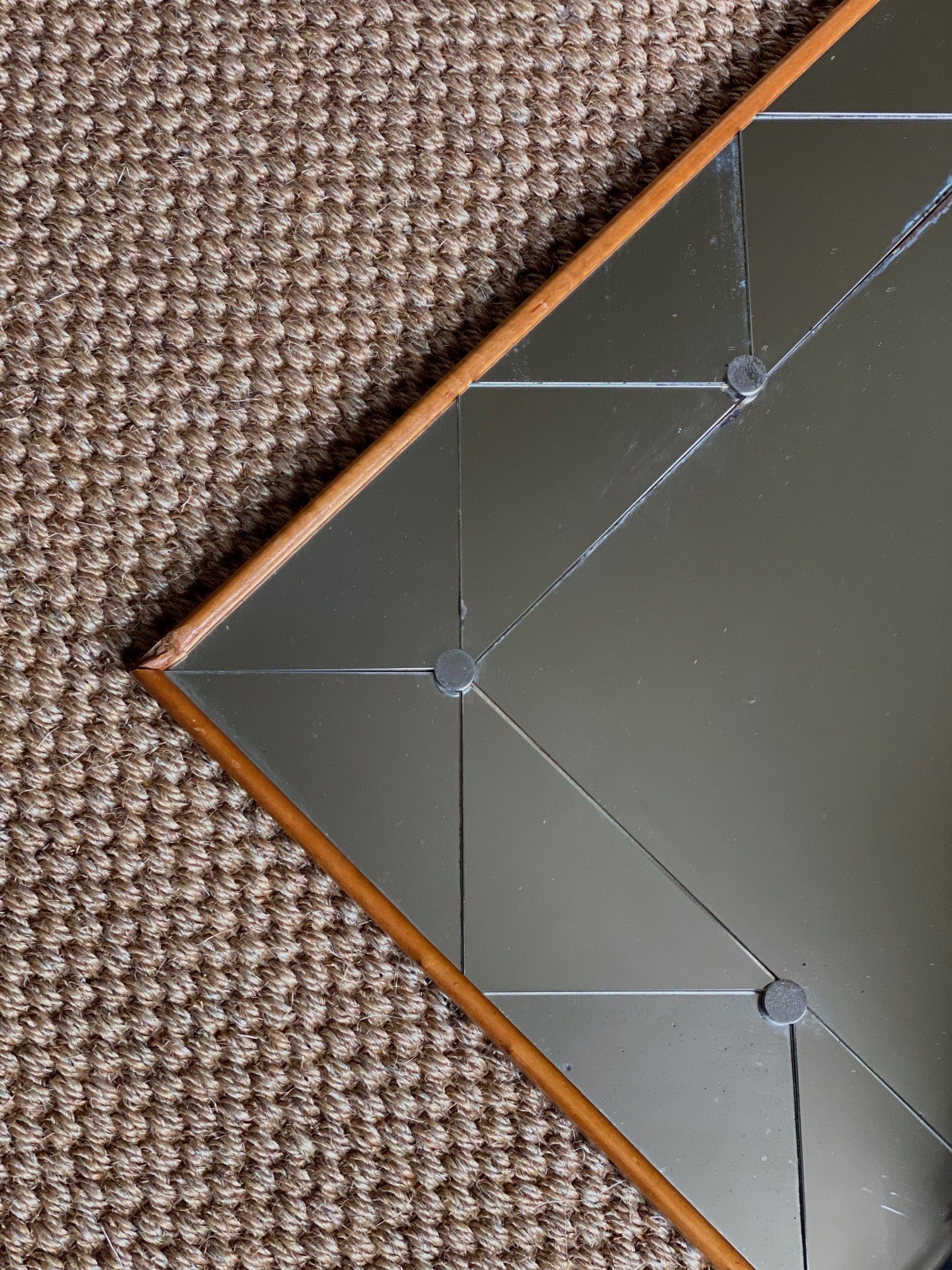 KEPT London Stock Sectional mirror with birch wood frame