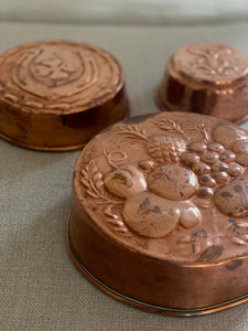 KEPT London Set of three copper moulds