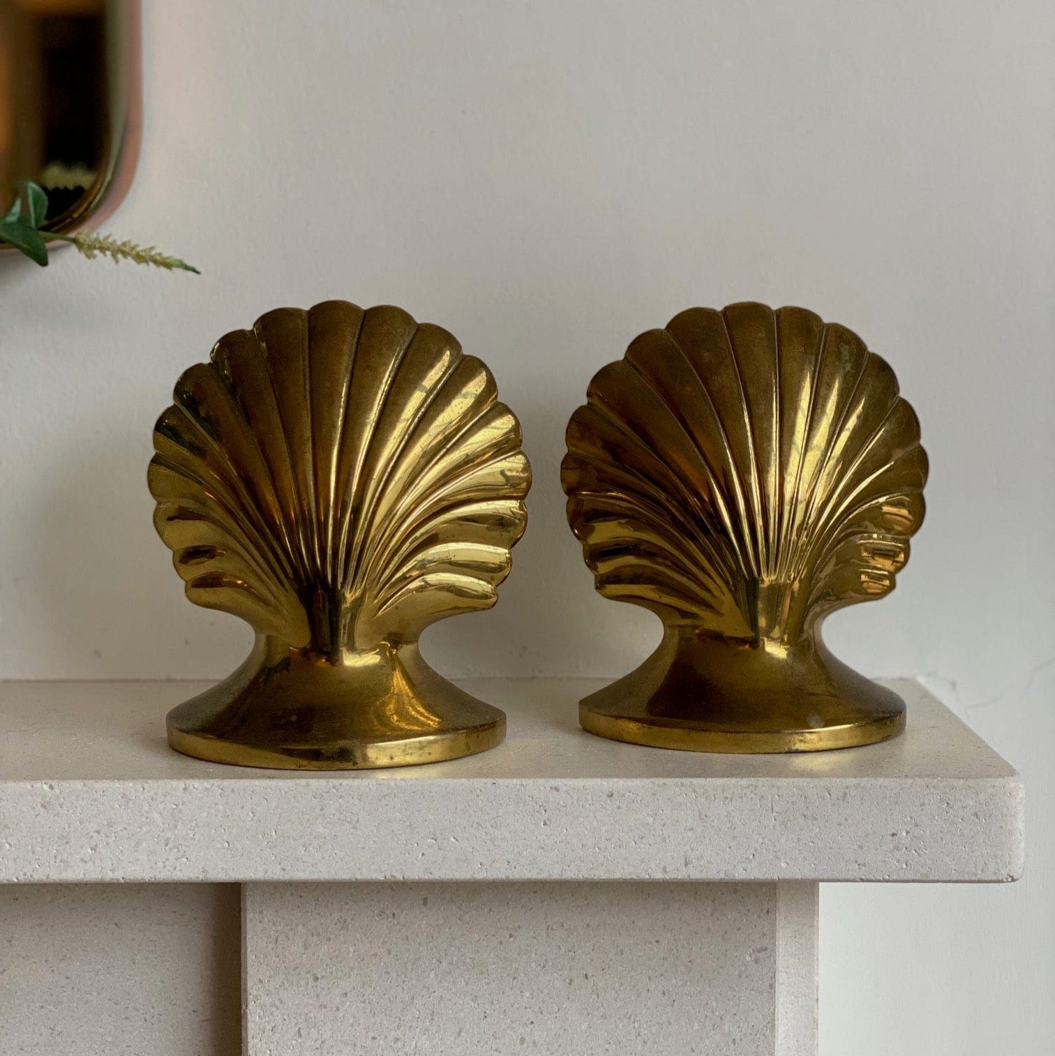 KEPT London Stock Shell bookends on raised foot