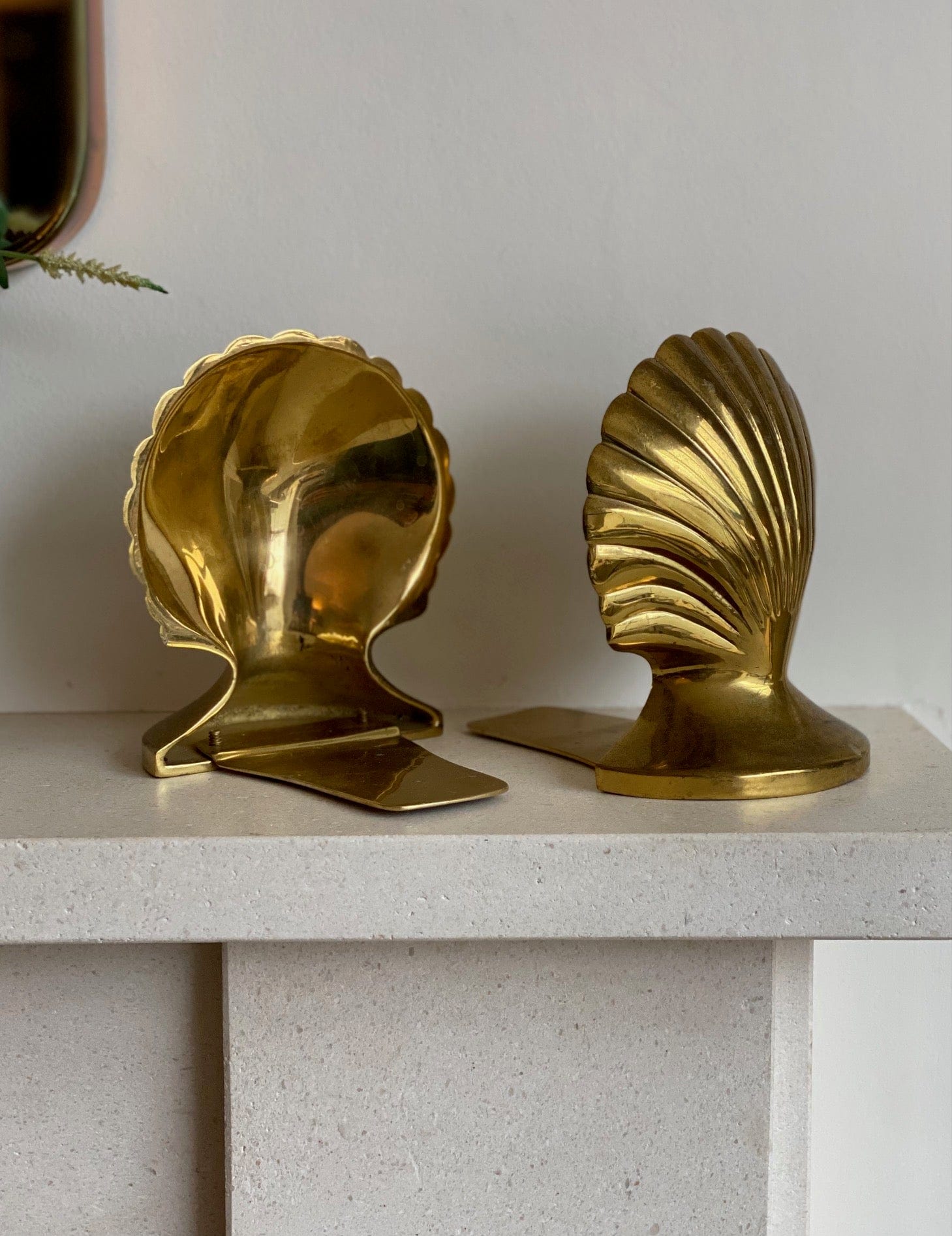 KEPT London Stock Shell bookends on raised foot