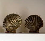 Load image into Gallery viewer, KEPT London Stock Shell brass pair of bookends
