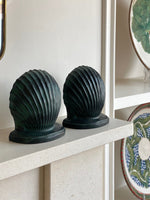 Load image into Gallery viewer, KEPT London Stock Shell verdigris bookends
