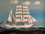 Load image into Gallery viewer, KEPT London Stock Ship painting, 1930s
