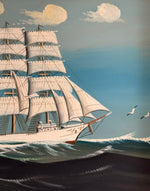 Load image into Gallery viewer, KEPT London Stock Ship painting, 1930s
