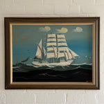 Load image into Gallery viewer, KEPT London Stock Ship painting, 1930s
