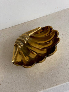 KEPT London Small brass shell dish