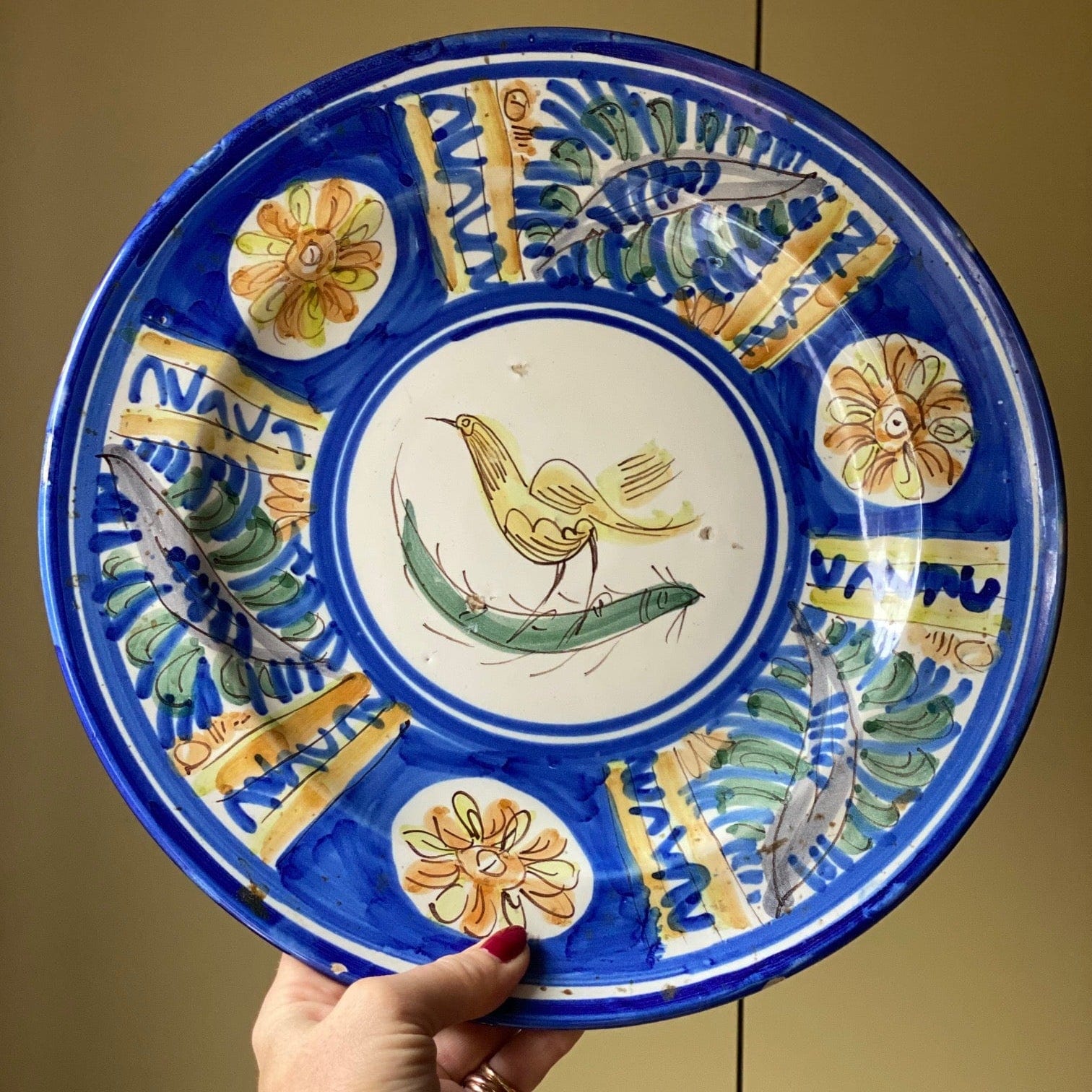 KEPT London Stock Spanish bird plate