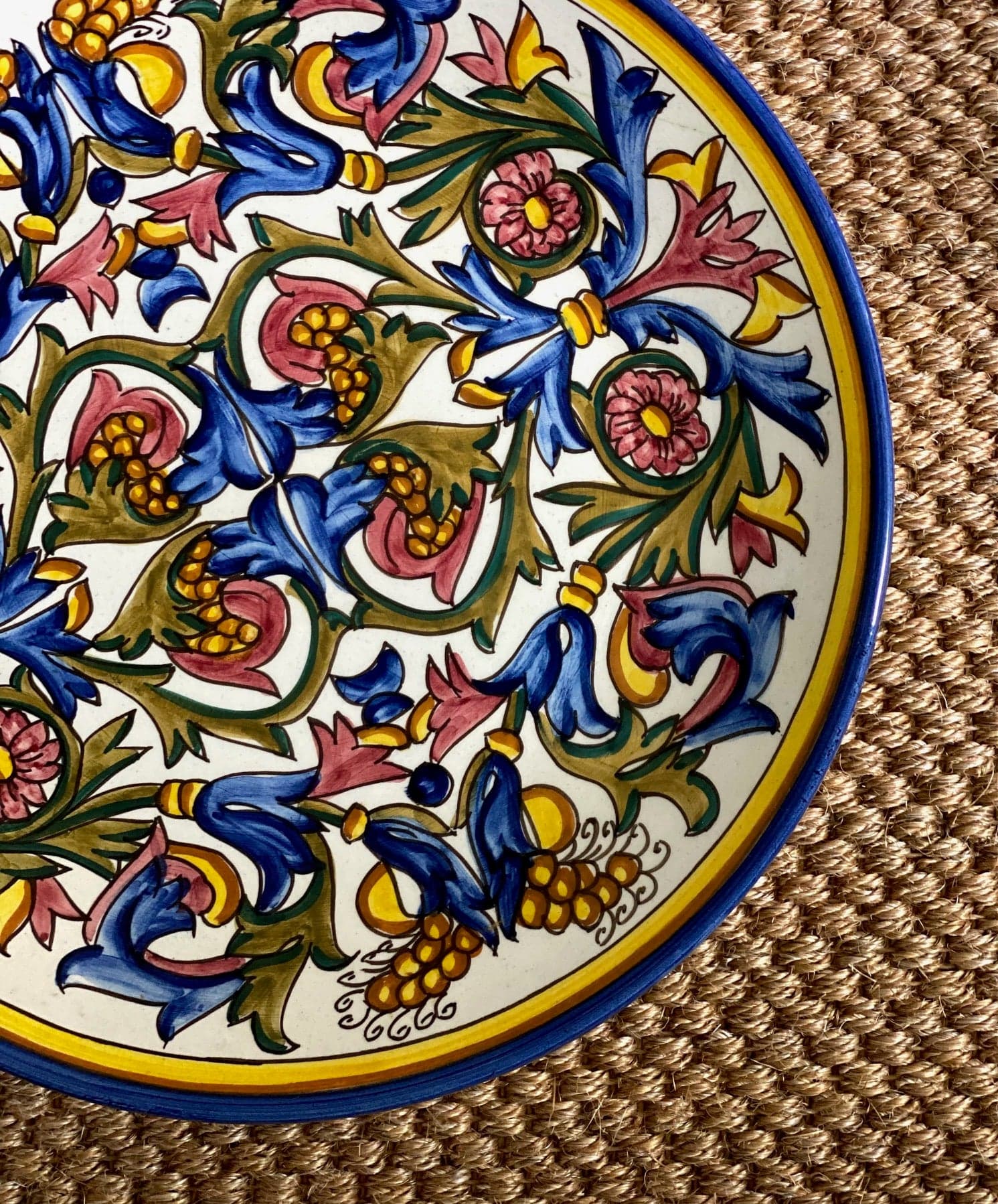 KEPT London Stock Spanish patterned hanging plate