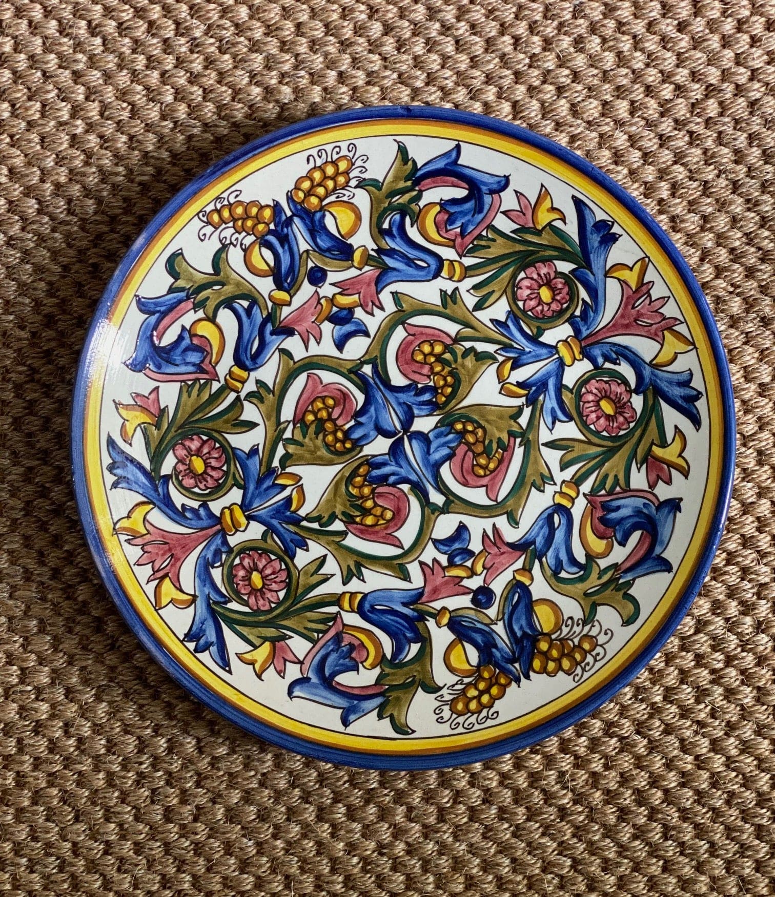 KEPT London Stock Spanish patterned hanging plate