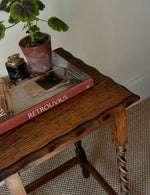 Load image into Gallery viewer, KEPT London Stock Square table with barley twist legs
