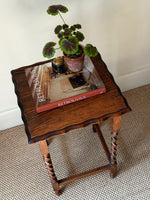 Load image into Gallery viewer, KEPT London Stock Square table with barley twist legs
