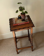 Load image into Gallery viewer, KEPT London Stock Square table with barley twist legs
