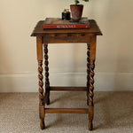 Load image into Gallery viewer, KEPT London Stock Square table with barley twist legs
