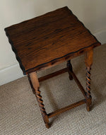 Load image into Gallery viewer, KEPT London Stock Square table with barley twist legs
