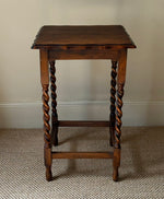 Load image into Gallery viewer, KEPT London Stock Square table with barley twist legs
