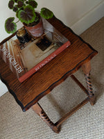 Load image into Gallery viewer, KEPT London Stock Square table with barley twist legs
