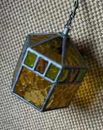 Load image into Gallery viewer, KEPT London Stock Stained glass hexagonal pendant light
