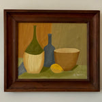 Load image into Gallery viewer, KEPT London Stock Still life with bottles and bowl, signed I. Körner
