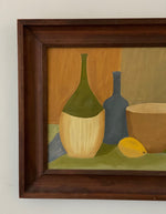 Load image into Gallery viewer, KEPT London Stock Still life with bottles and bowl, signed I. Körner
