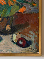 Load image into Gallery viewer, KEPT London Stock Still life with flowers and apples
