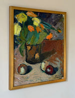 Load image into Gallery viewer, KEPT London Stock Still life with flowers and apples
