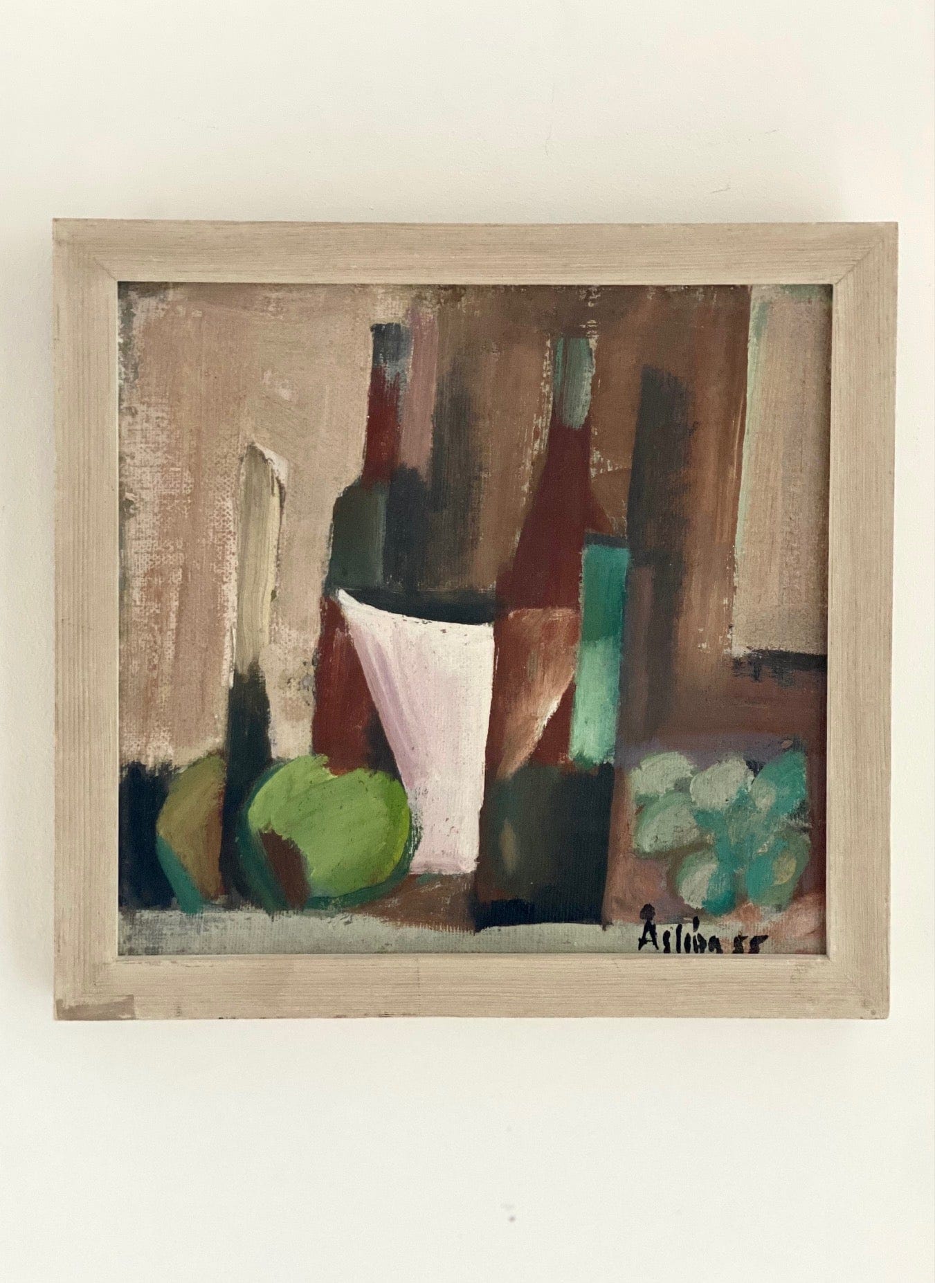 KEPT London Stock Still life with wine bottles, by Lennart Åsling