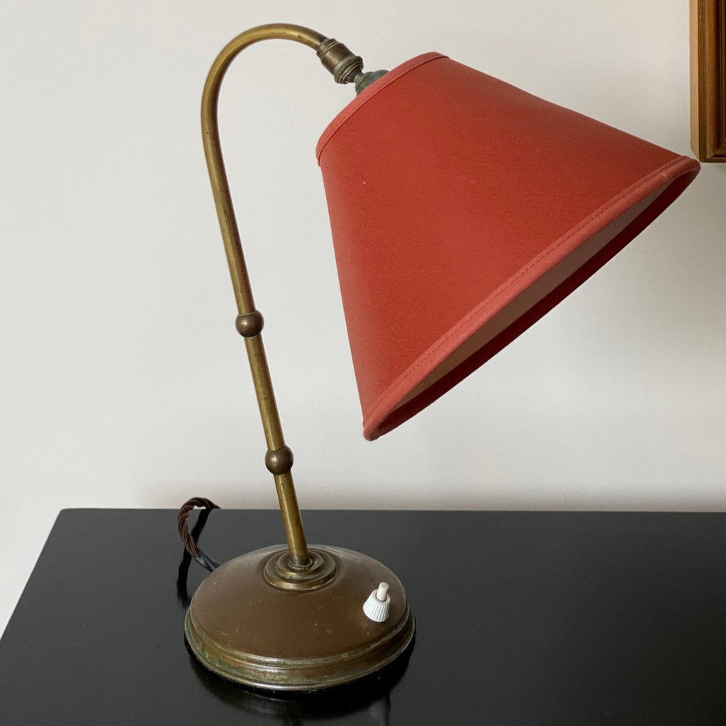 KEPT London Stock Swan neck brass lamp