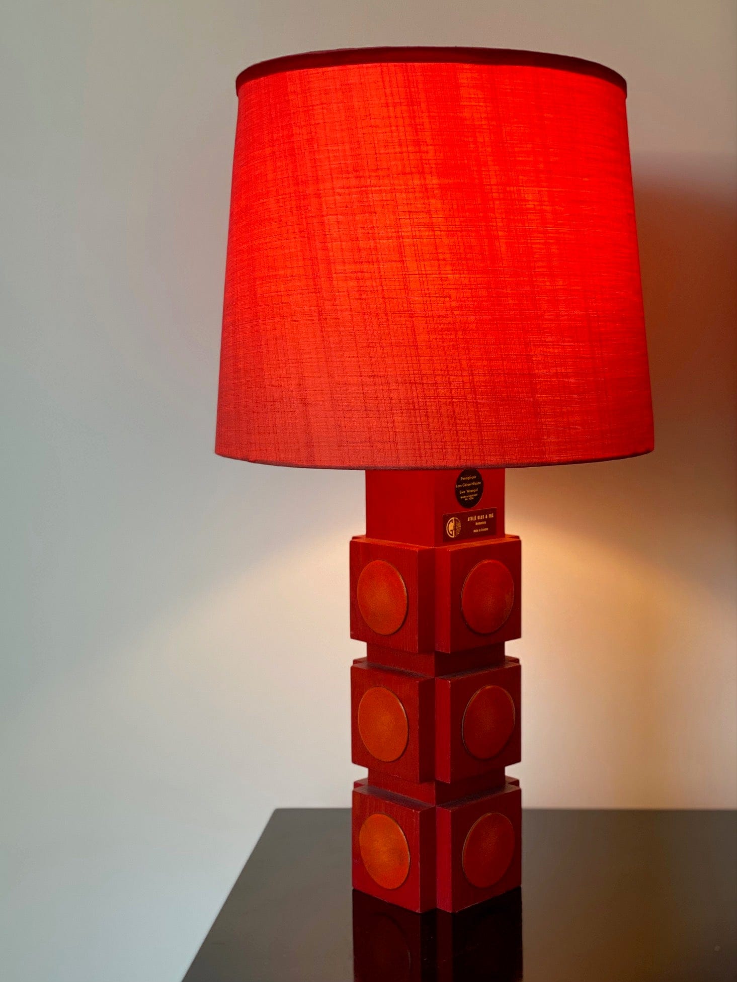 KEPT London Stock Table lamp, Hovmantorp, 1970s