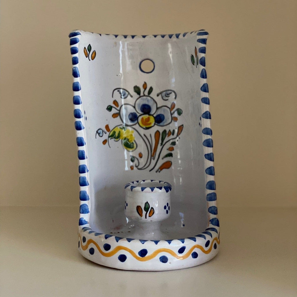 KEPT London Stock Talavera ceramic candle holder