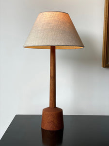KEPT London Stock Teak table lamp
