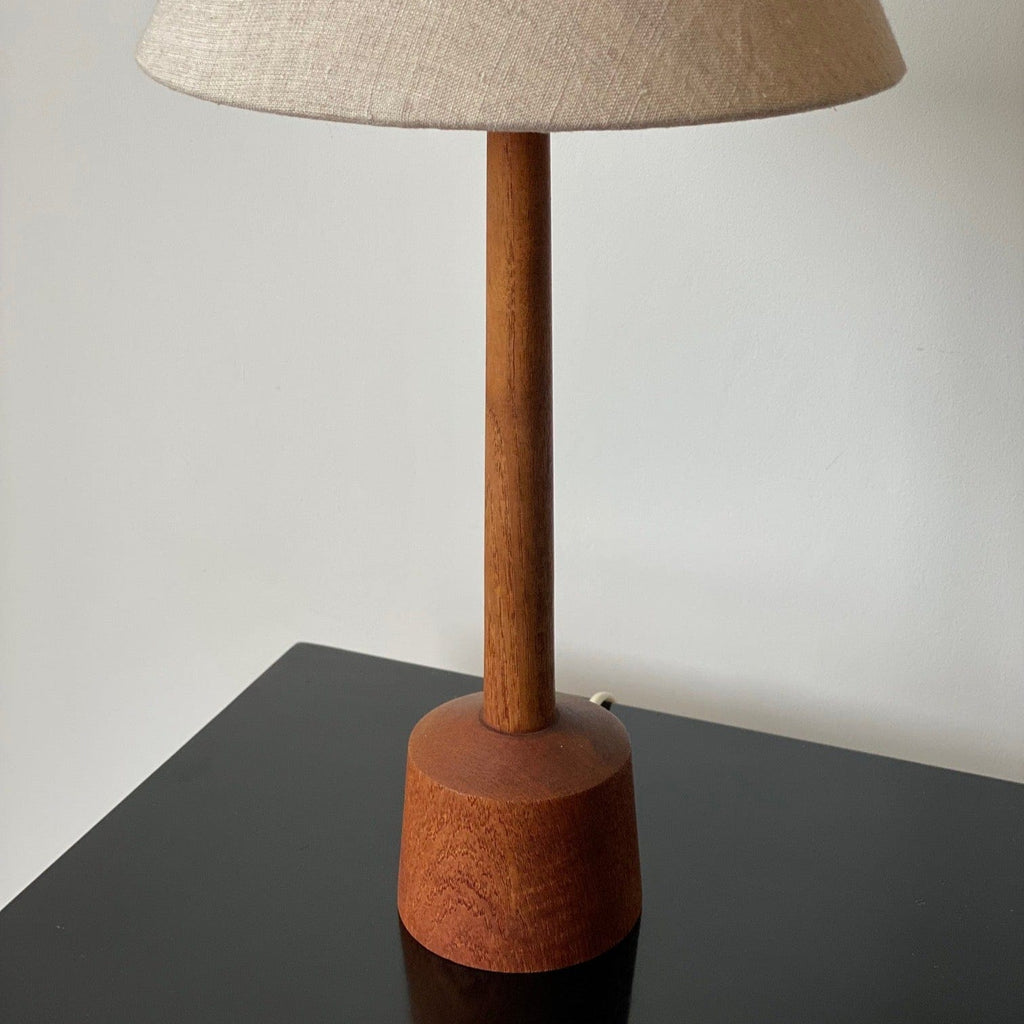 KEPT London Stock Teak table lamp