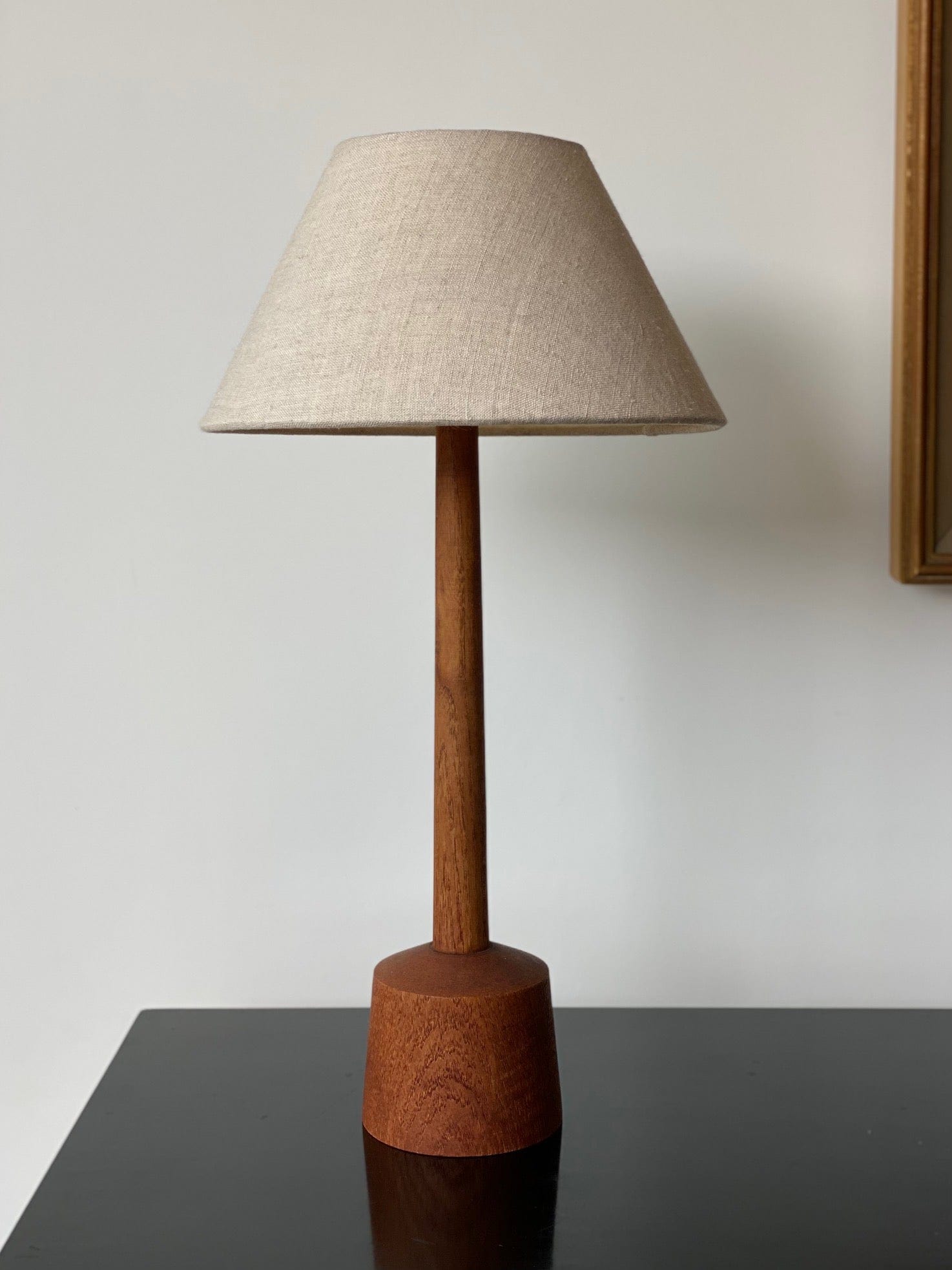 KEPT London Stock Teak table lamp