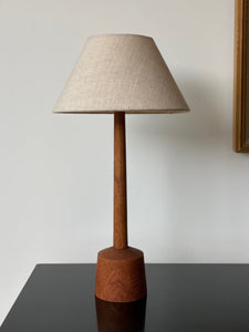 KEPT London Stock Teak table lamp