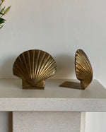 Load image into Gallery viewer, KEPT London Stock Textured brass shell bookends
