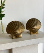 Load image into Gallery viewer, KEPT London Stock Textured brass shell bookends
