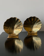 Load image into Gallery viewer, KEPT London Stock Textured brass shell bookends, pair
