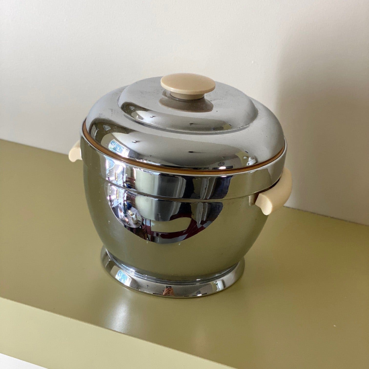 KEPT London Stock Thermos chrome silver ice bucket