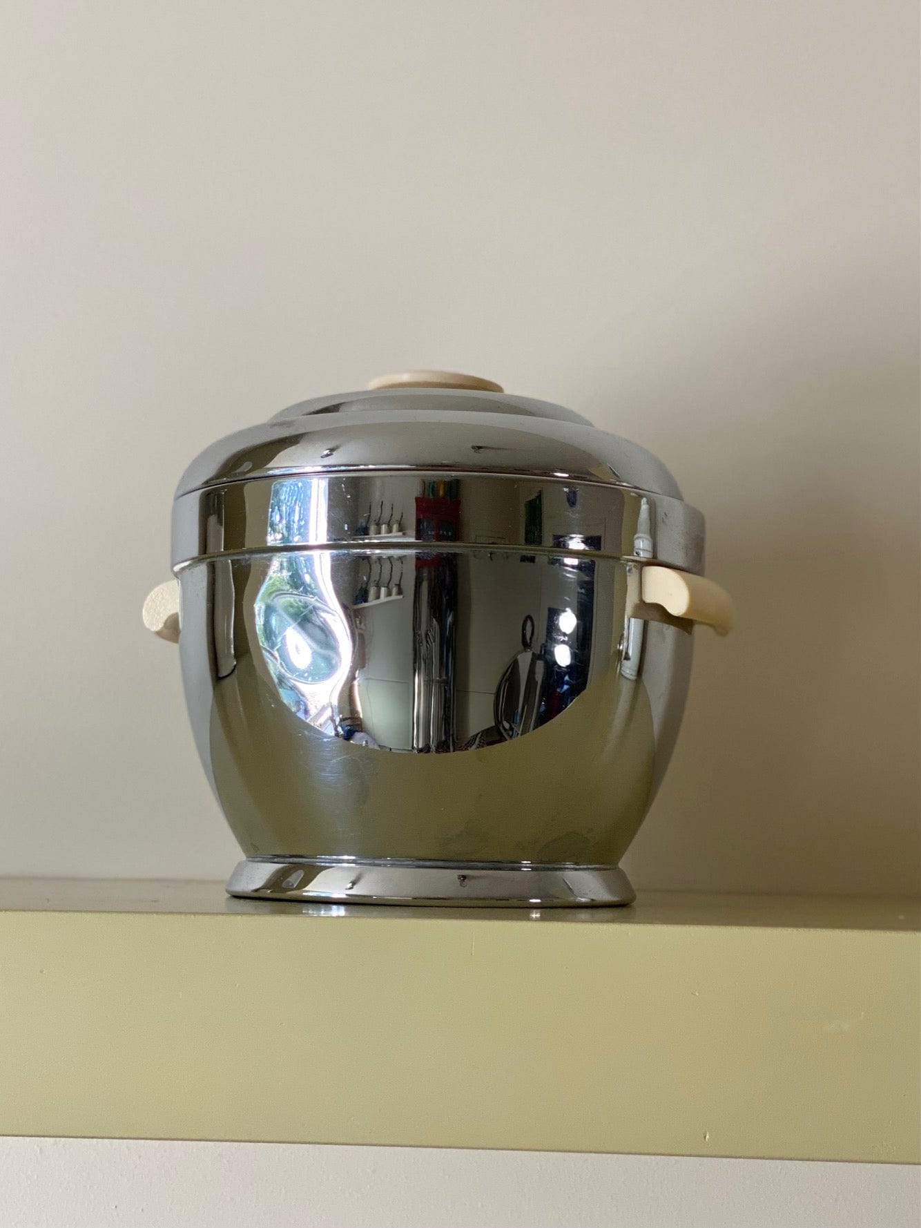 KEPT London Stock Thermos chrome silver ice bucket
