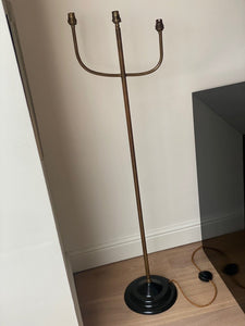 KEPT London Stock Three arm brass floor lamp