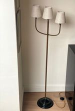 Load image into Gallery viewer, KEPT London Stock Three arm brass floor lamp
