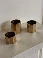 Load image into Gallery viewer, KEPT London Stock Three brass tealight holders, Gusum
