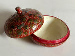 Load image into Gallery viewer, KEPT London Stock Three Kashmiri red lacquer pots
