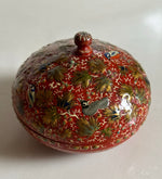 Load image into Gallery viewer, KEPT London Stock Three Kashmiri red lacquer pots
