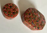 Load image into Gallery viewer, KEPT London Stock Three Kashmiri red lacquer pots
