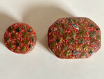 Load image into Gallery viewer, KEPT London Stock Three Kashmiri red lacquer pots
