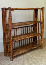 Load image into Gallery viewer, KEPT London Stock Tiger bamboo bookshelves, folding
