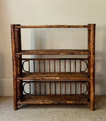 Load image into Gallery viewer, KEPT London Stock Tiger bamboo bookshelves, folding
